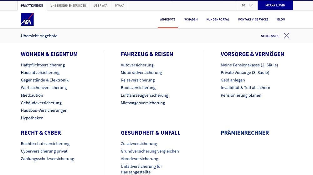 axa contact