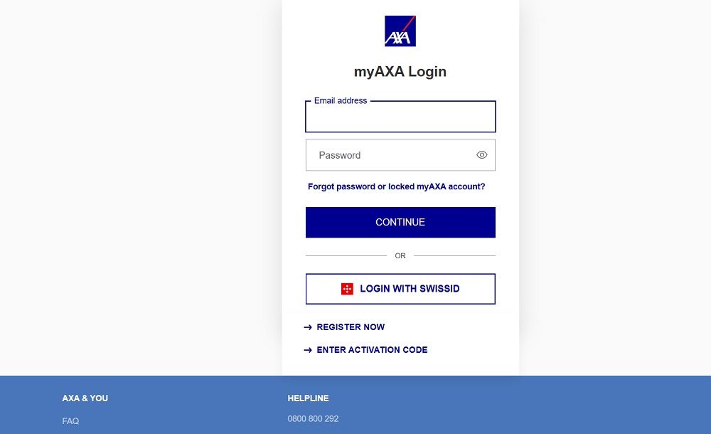 axa login