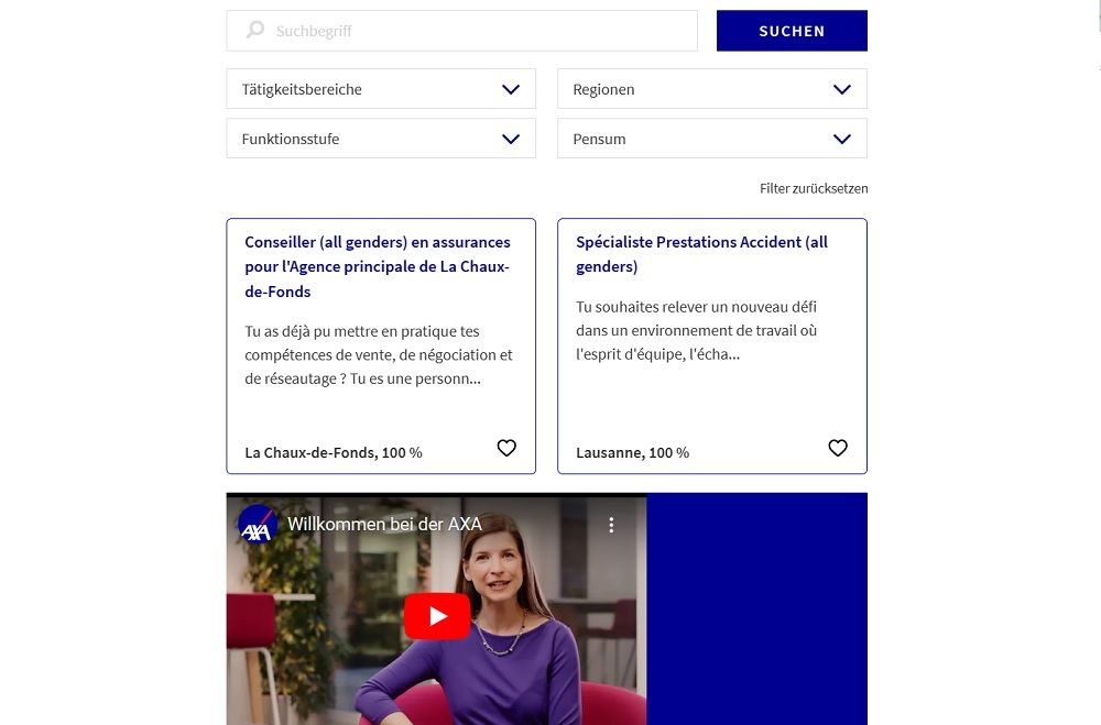 axa jobs
