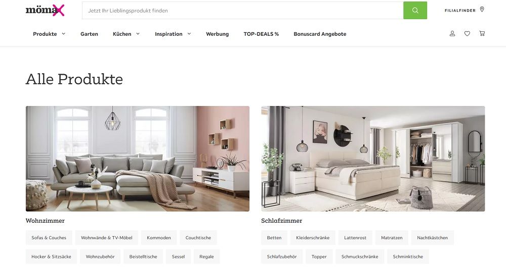 mömax online shop