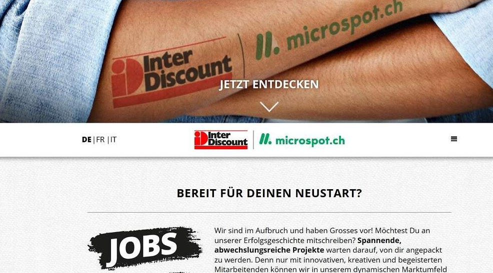 microspot contact